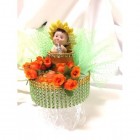 Sunflower Baby Cake Topper or Centerpiece